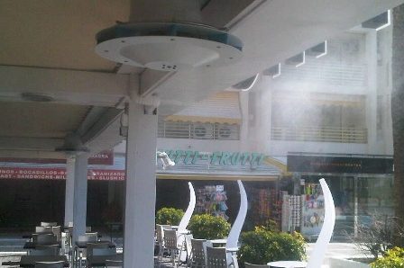 Sistema de climatizacion por nebulizadores