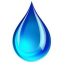 Ilustración de una gota de agua utilizada en la guía sobre filtración para nebulizadores